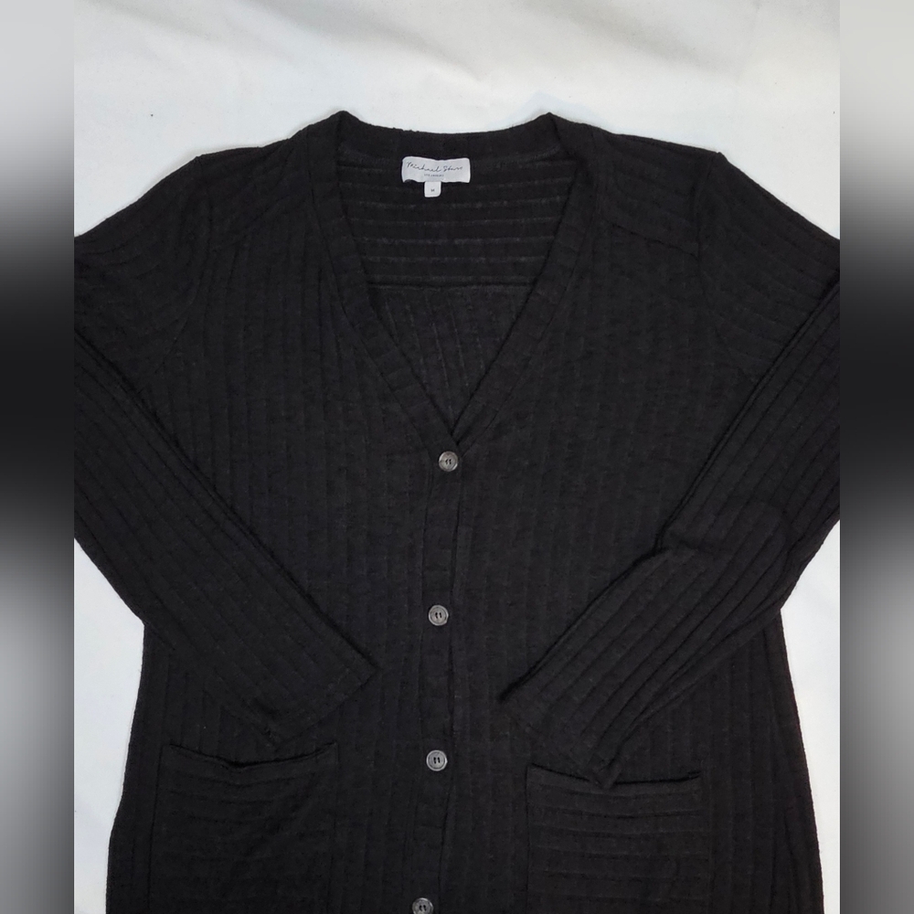 Michael Stars Ella Long Cardigan EUC, Woman's Medium - Picture 4 of 14